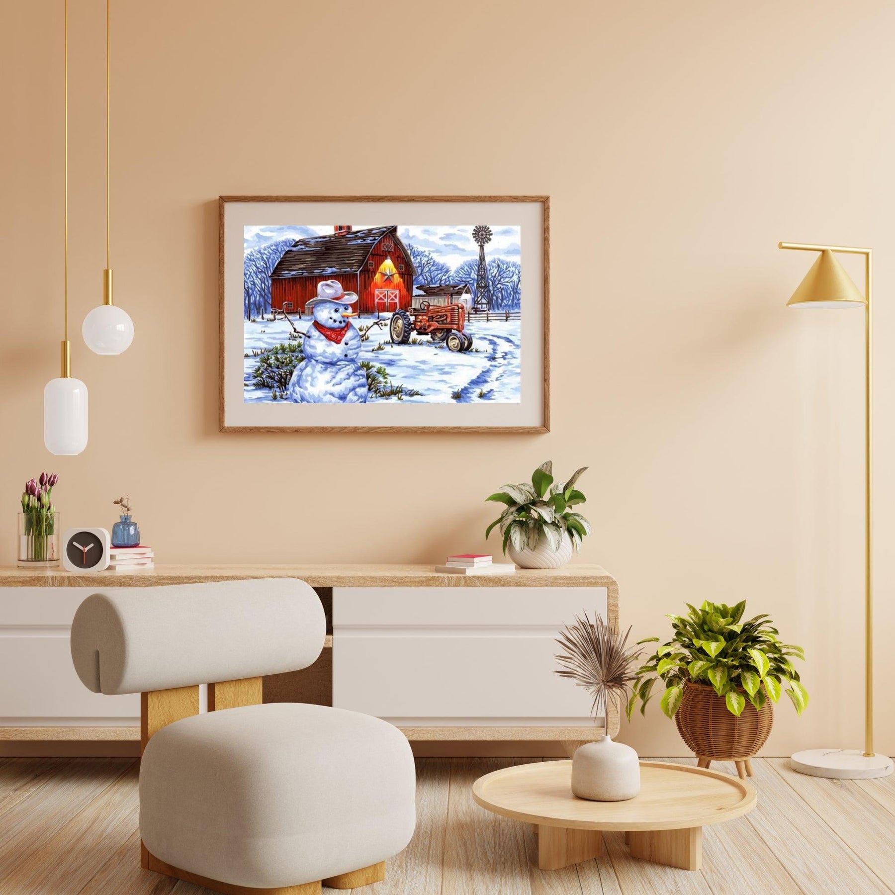 Diamantmalerei Winterfarm - SEOS Shop ®