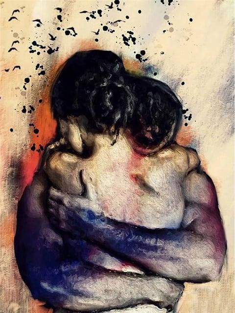 Diamantmalerei Romantisches Paar Kunst - SEOS Shop ®