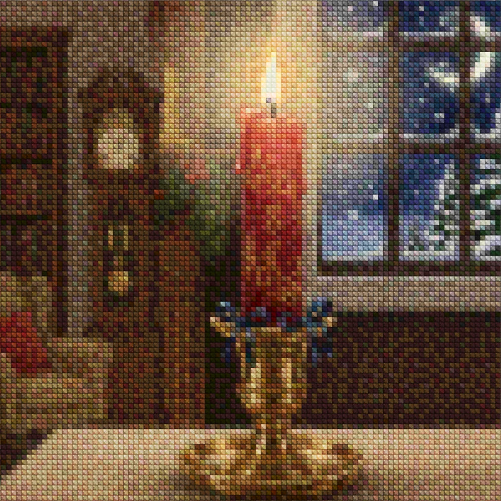 Mini-Diamantmalerei – Kirschen schwimmen