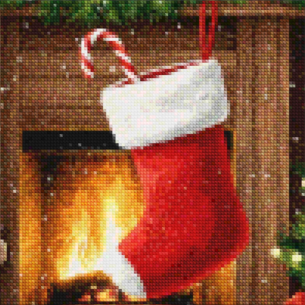 Mini-Diamantmalerei – Kirschen schwimmen