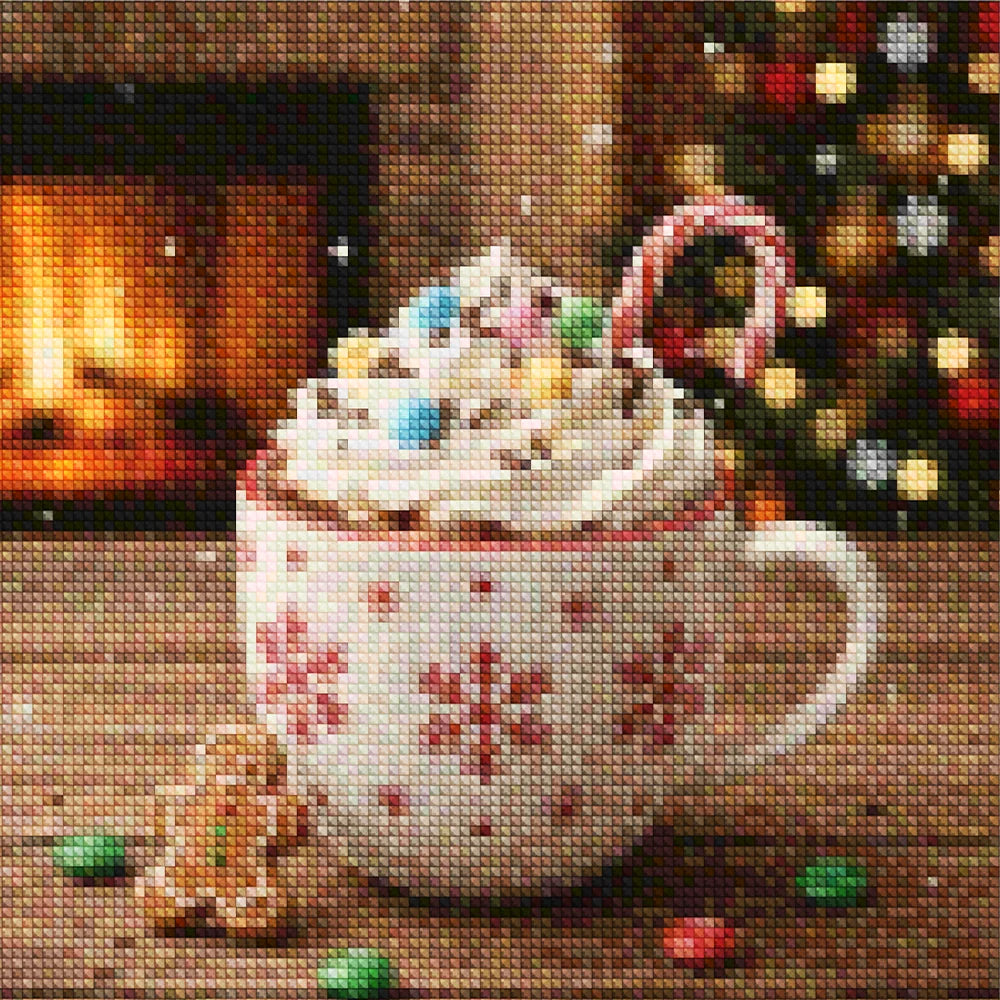 Mini-Diamantmalerei – Kirschen schwimmen