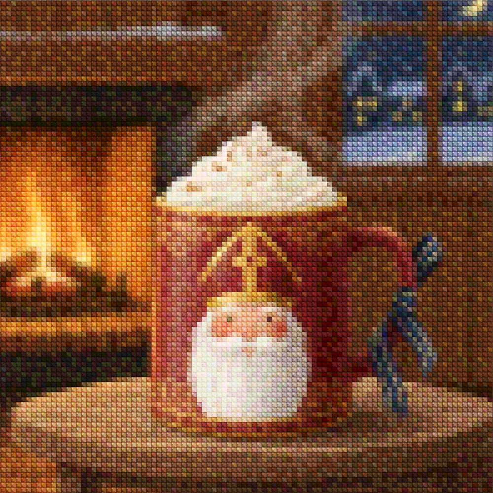 Mini-Diamantmalerei – Kirschen schwimmen