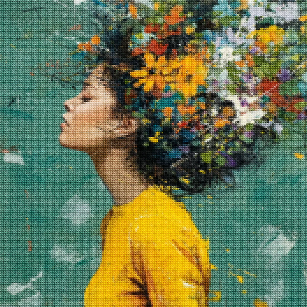 Diamantmalerei - Sommerfleck