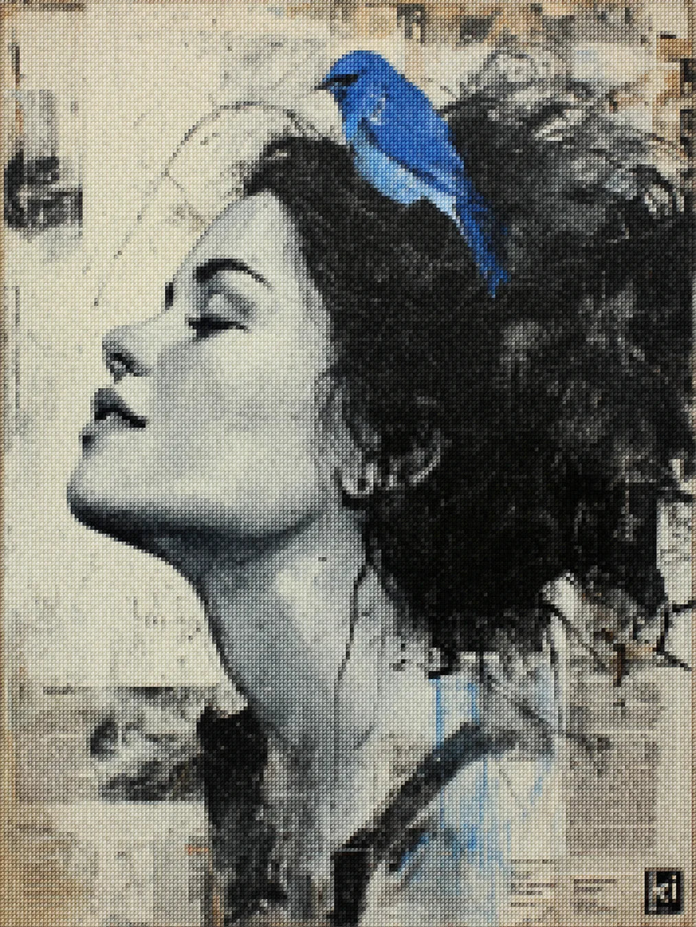 Diamantmalerei - Sommerfleck