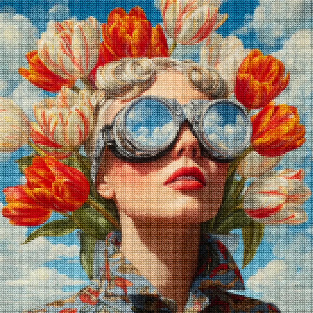 Diamantmalerei - Sommerfleck