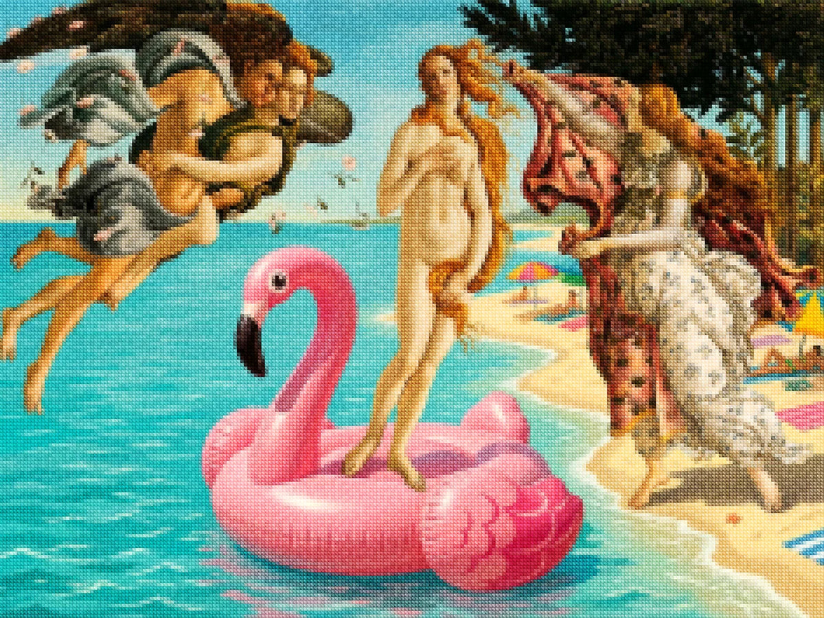 Diamantmalerei - Sommerfleck