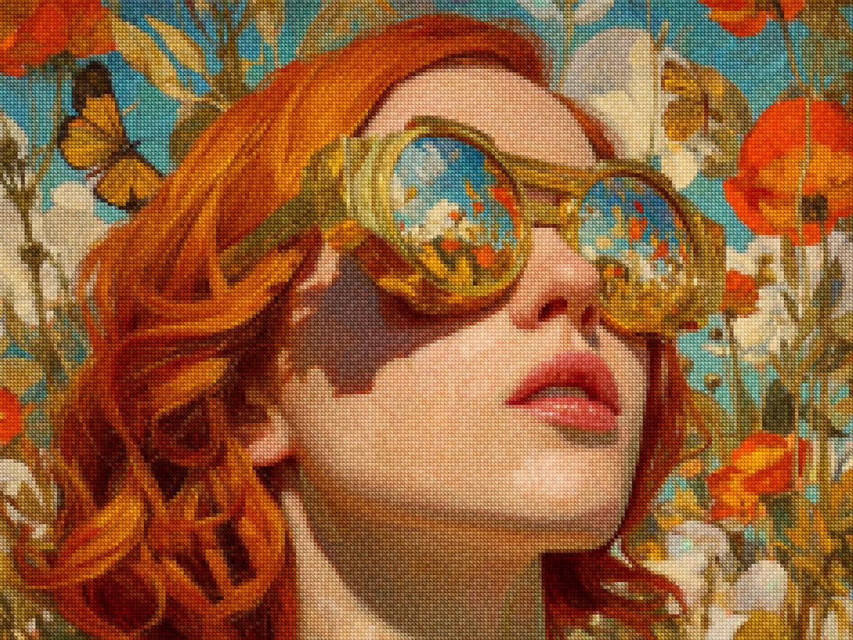 Diamantmalerei - Sommerfleck