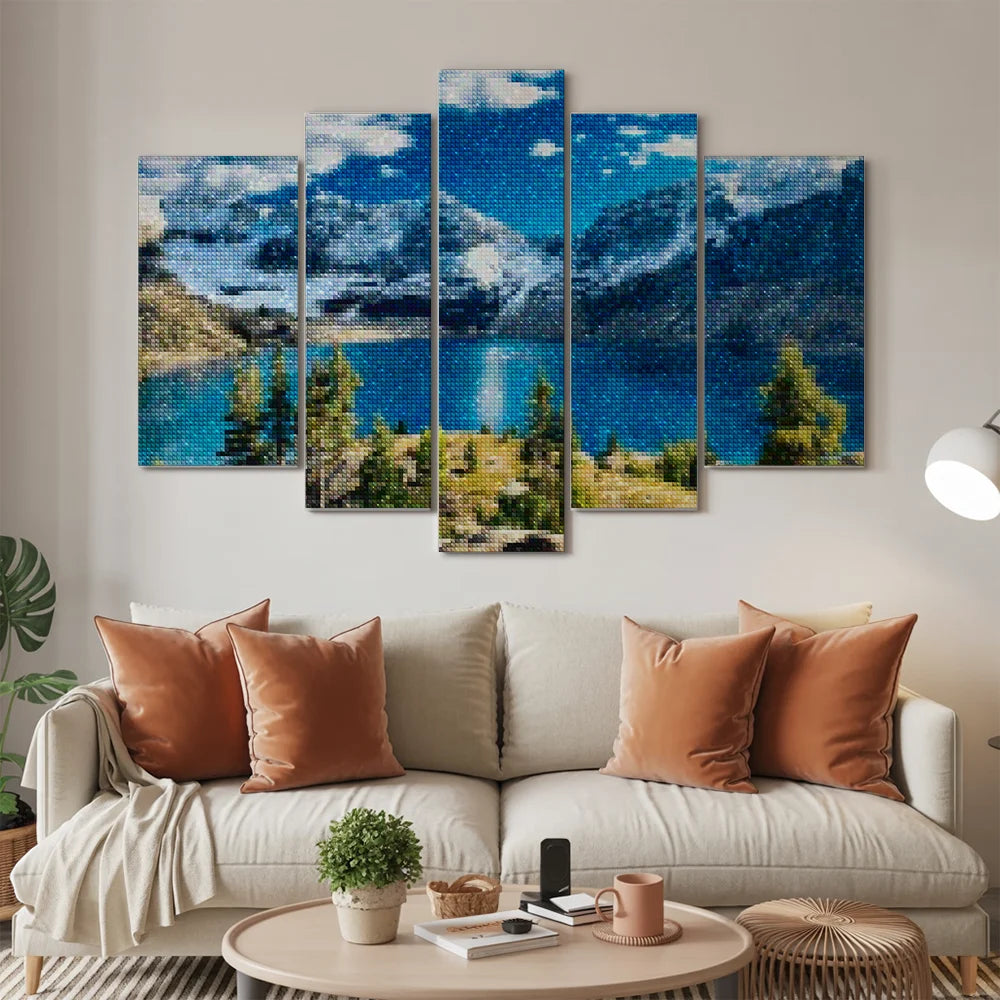 Schöne Landschaft 5 Teile