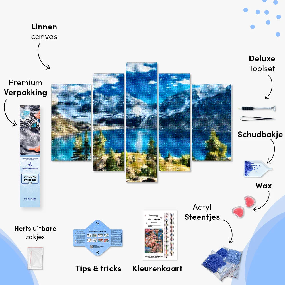 Schöne Landschaft 5 Teile