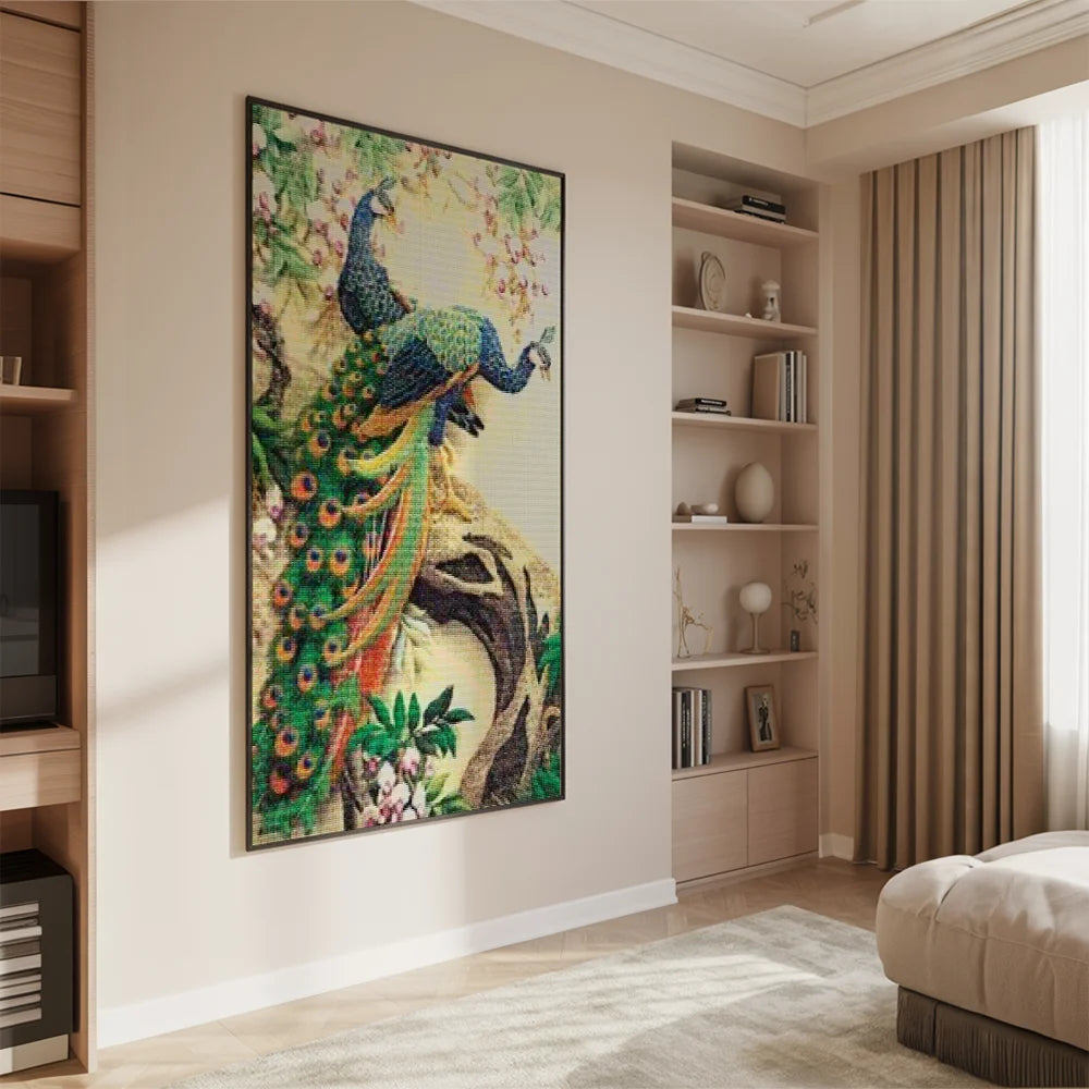 Zwei Pfauen | Große Größe - SEOS Shop ®