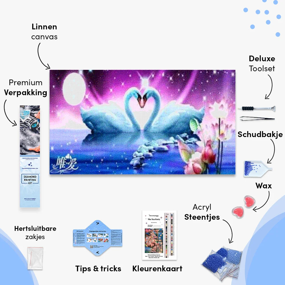 Zwei Schwäne | Großformat - Seos SHOP