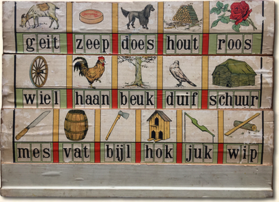 diamond painting leesplankje geit zeep does 1910 gebaseerd op J.H. Colenbrander uit omstreeks 1910