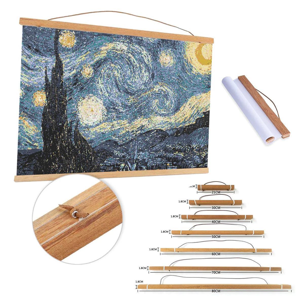 Holzrahmen für Diamantmalerei mit Magnetverschluss - SEOS Shop®