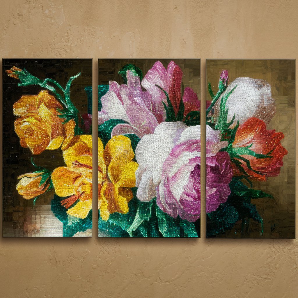 Was ist ein dreiteiliges Diamond Painting?