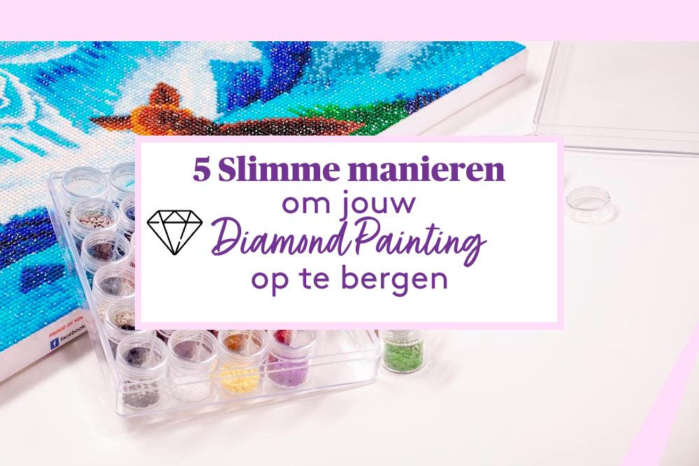 Aufbewahrung von Diamantmalereien: 5 clevere Systeme für Ihre Kreationen
