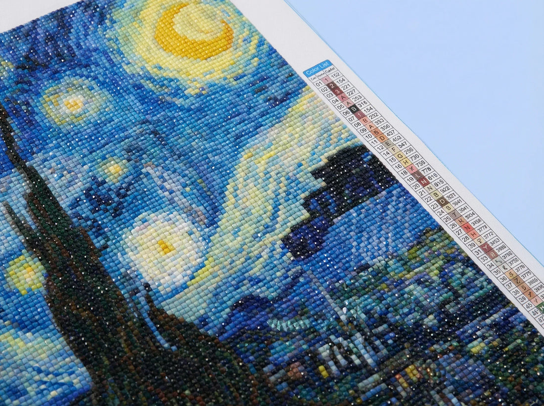 De DMC kleurenkaart begrijpen voor diamond painting
