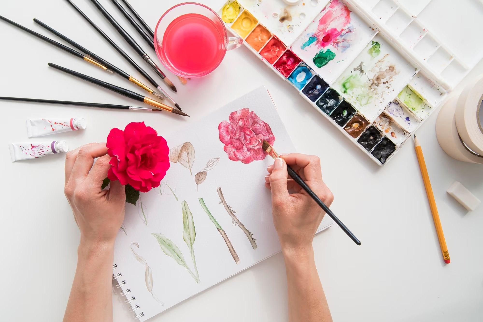 Blumen malen: 12 Tipps für Ihre Blumenbilder