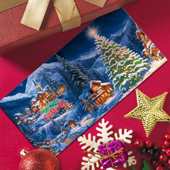 diamond painting 12 kerstkaarten - vrolijke kerst set – afbeelding 4