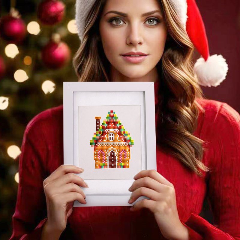 diamond painting - 12 mini diamond paintings - kerst set 2.0 – afbeelding 4