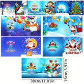 Diamond Painting Weihnachtskarten - 8er-Set - inklusive Umschläge