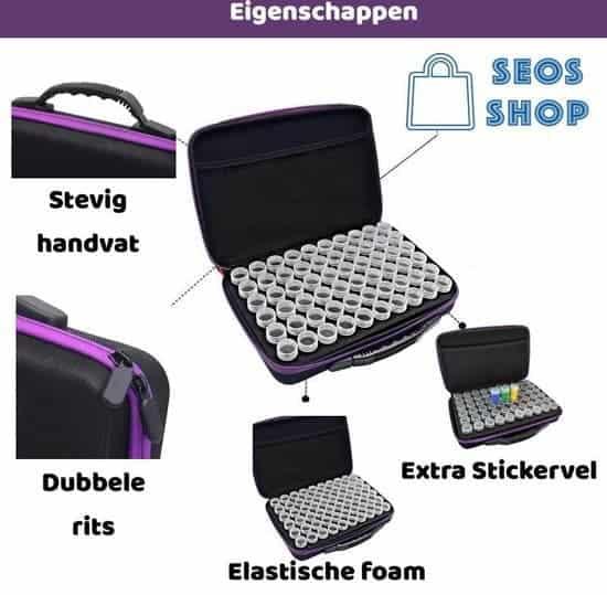Diamond Painting Sortierbox mit 60 Fächern - SEOS Shop®