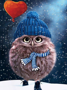 Diamantmalerei Winter Angry Bird - SEOS Shop ®