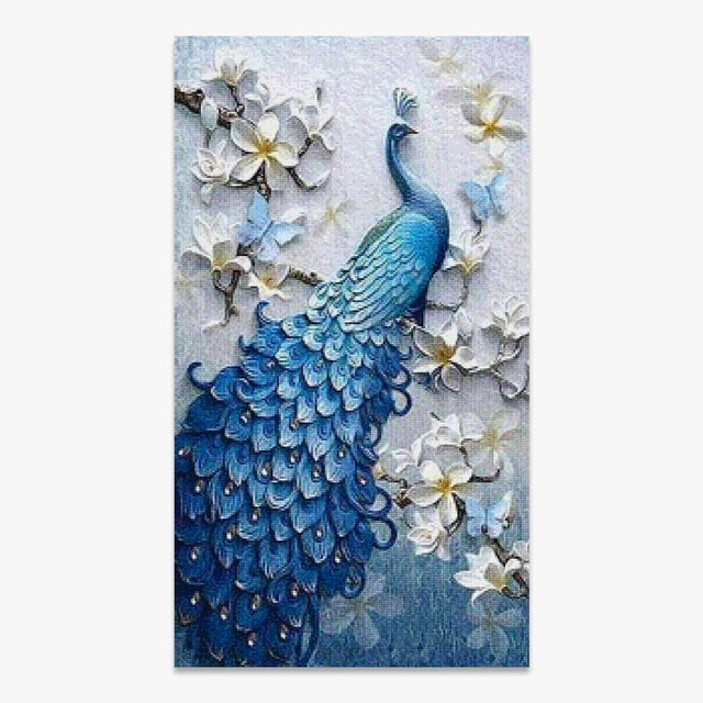 Blauer Pfau | Großes Format - SEOS SHOP