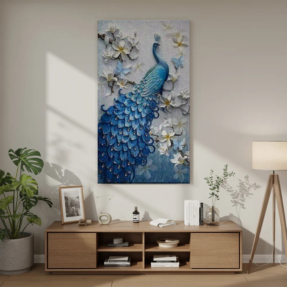 Blauer Pfau | Großes Format - SEOS SHOP