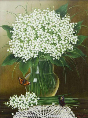 Diamantmalerei Blumen und Schmetterling - SEOS Shop ®