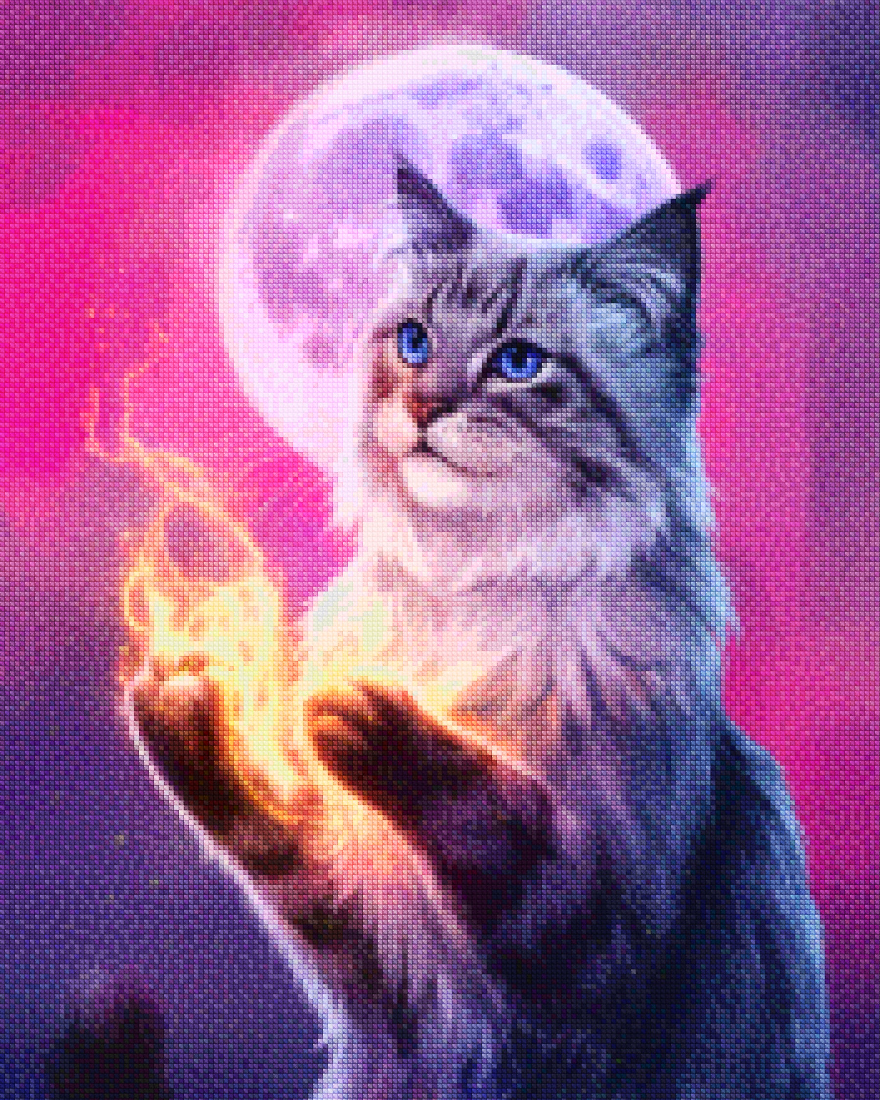 Diamantmalerei - Himmlische Pfoten