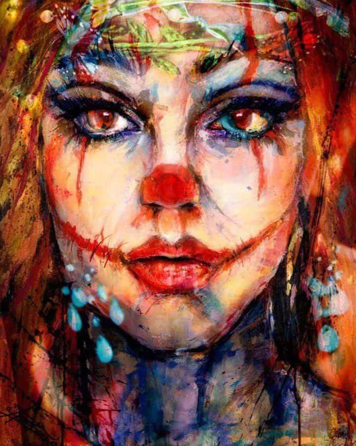 Diamantmalerei Clown-Mädchen - SEOS Shop ®