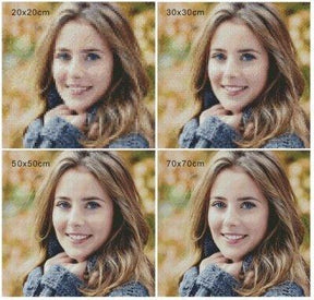 Custom Made Diamond Painting 3 Luik - Laden Sie Ihr eigenes Foto hoch