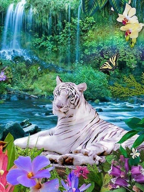 Diamantmalerei Weißer Tiger - SEOS Shop ®