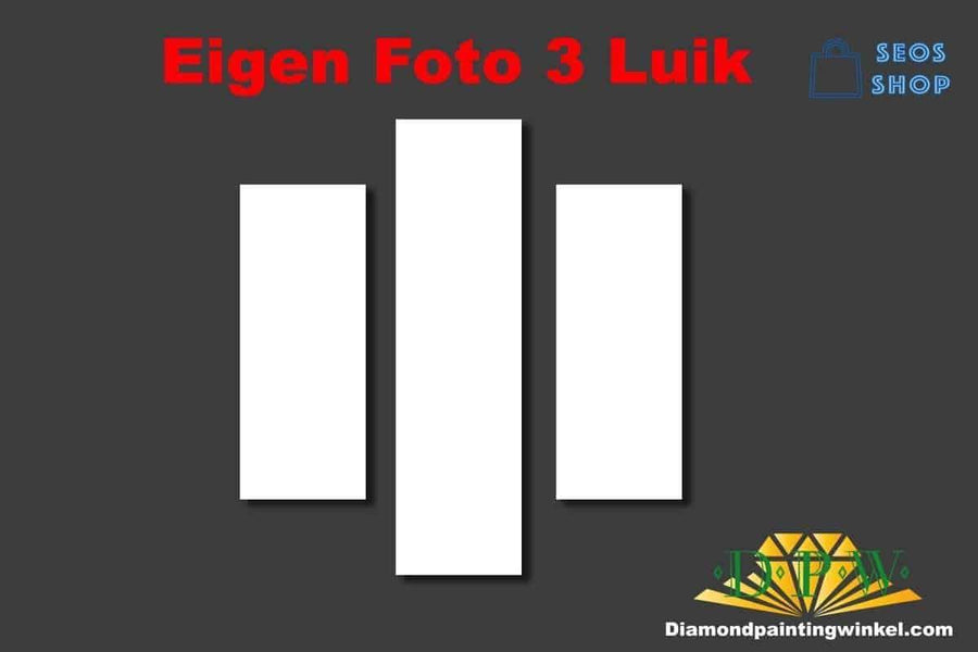 Custom Made Diamond Painting 3-teilig - Lade dein eigenes Foto hoch