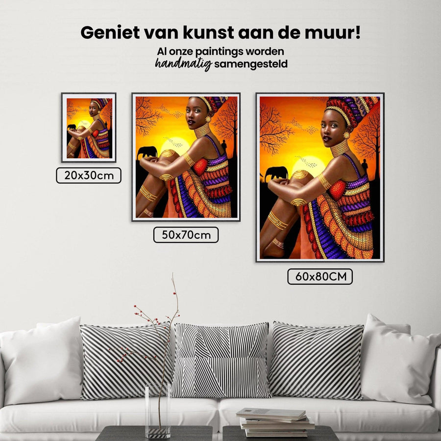 Diamantmalerei Afrikanische Frau - SEOS Shop ®