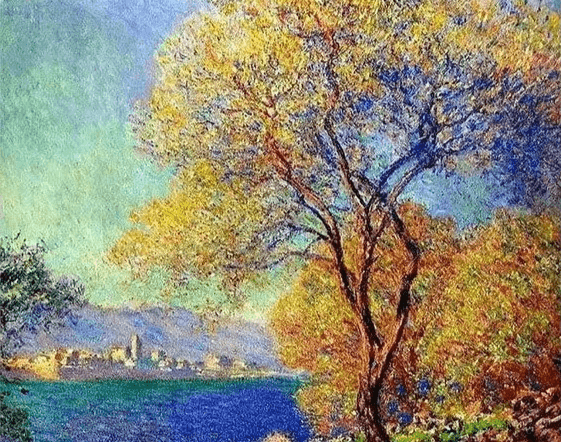 Diamond Painting Antibes von den Salis-Gärten aus gesehen - SEOS Shop ®