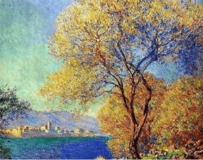 Diamond Painting Antibes von den Salis-Gärten aus gesehen - SEOS Shop ®