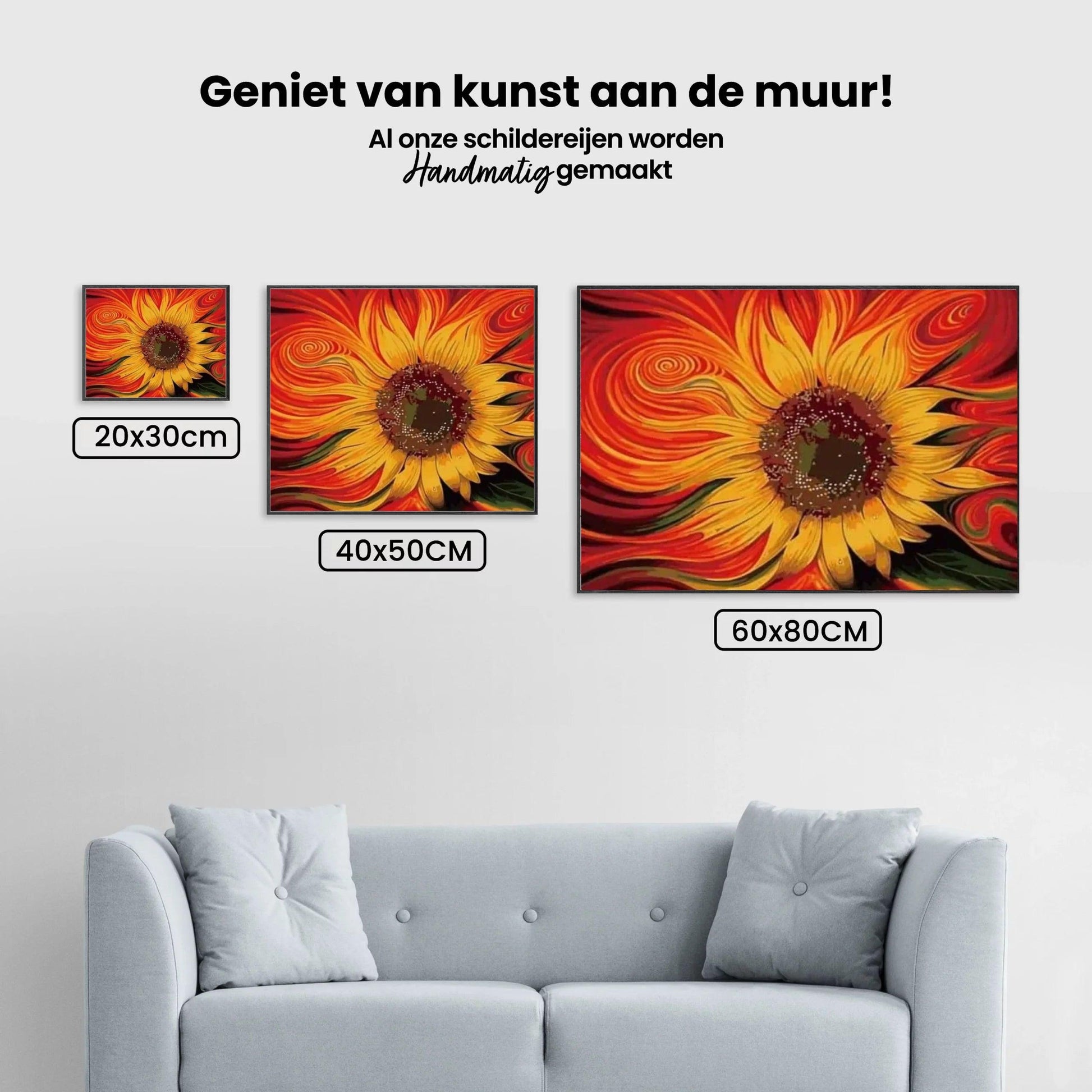 Diamantmalerei Künstlerische Sonnenblume - SEOS Shop ®