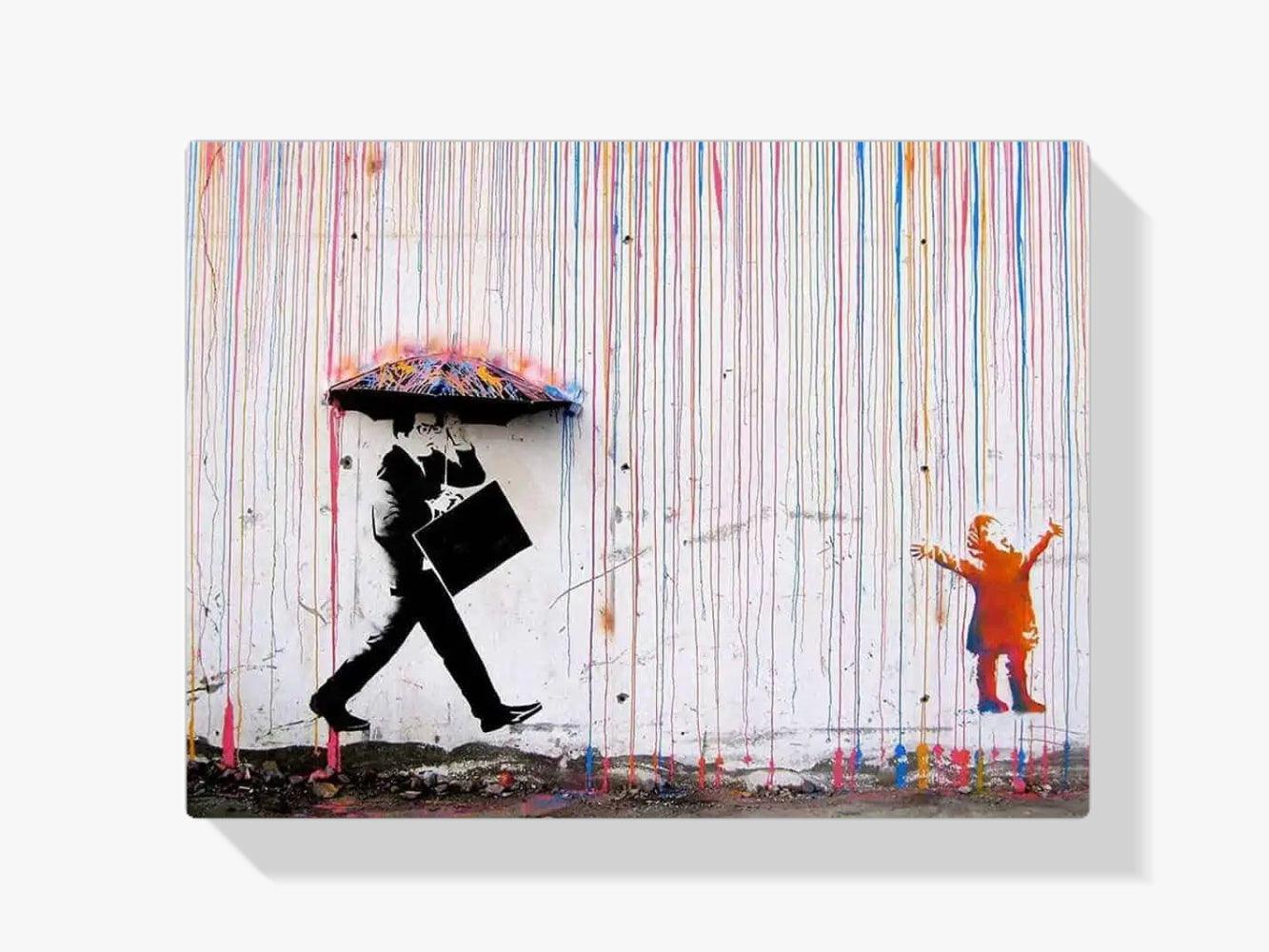 Diamond Painting Banksy – Regen der Farben - SEOS Shop ®