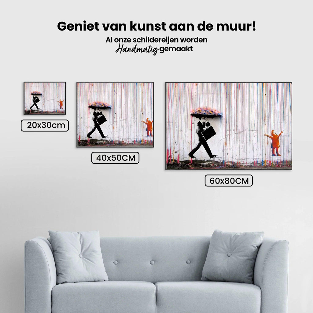 Diamond Painting Banksy – Regen der Farben - SEOS Shop ®