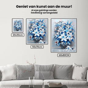 Diamantmalerei Blaue Blumen - SEOS Shop ®