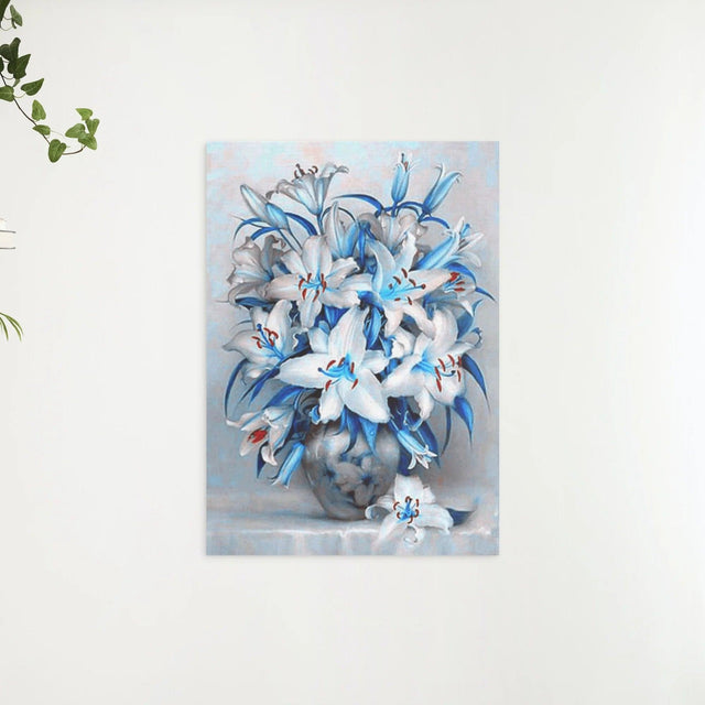 Diamantmalerei Blaue Blumen - SEOS Shop ®
