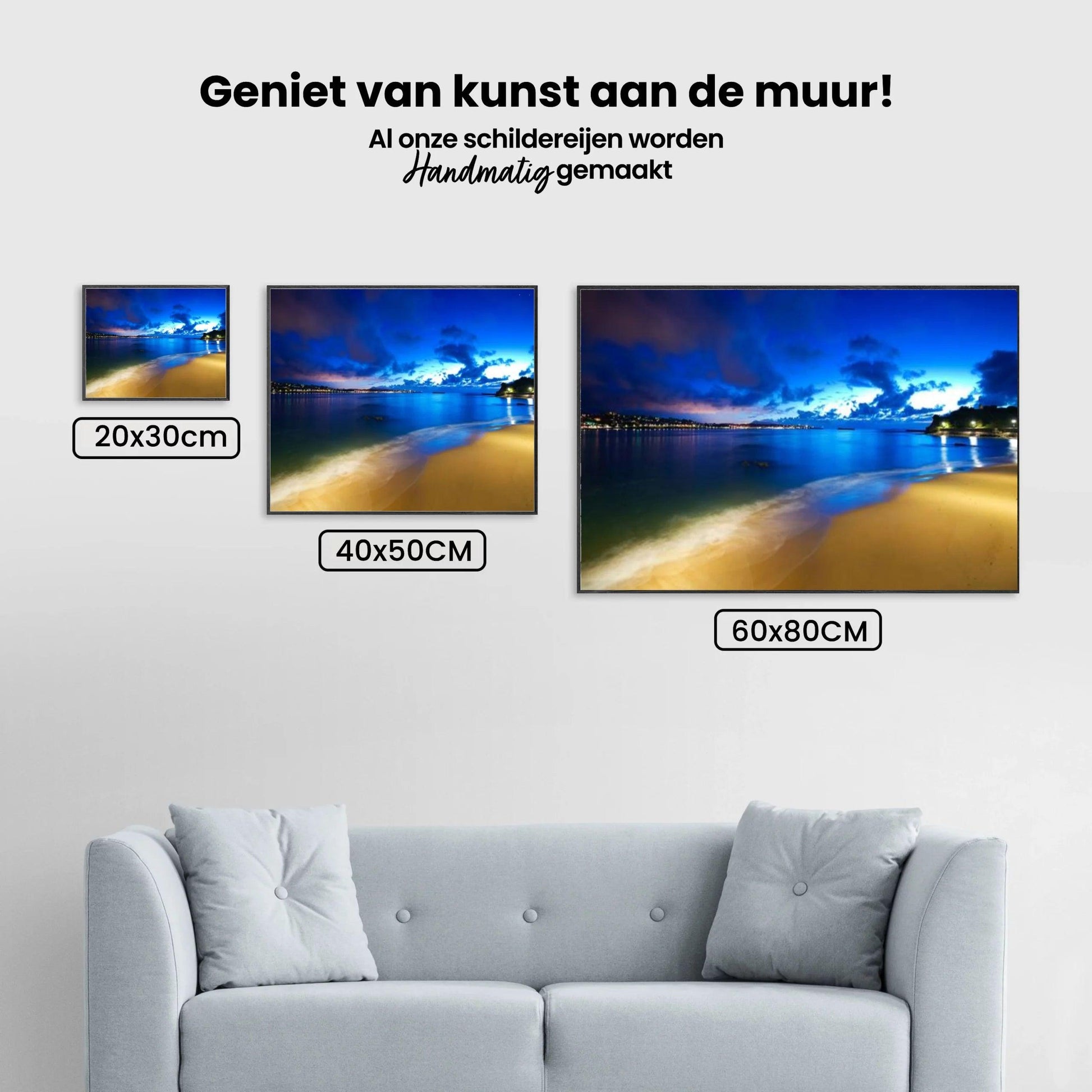 Diamantmalerei Blauer Himmel am Strand – SEOS Shop ®