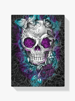 Diamantmalerei Blume Schmetterling Totenkopf - SEOS Shop ®