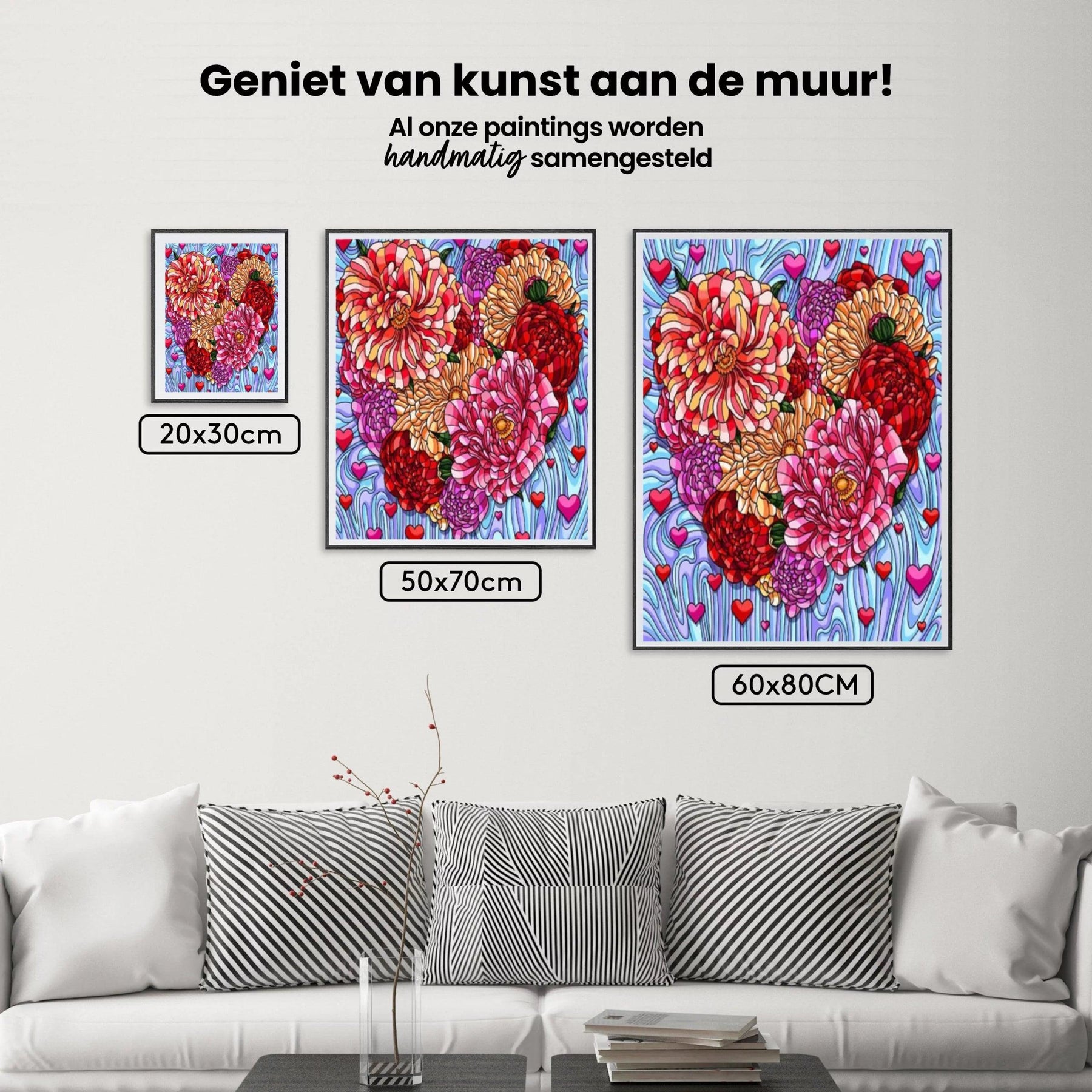 Diamantmalerei Blumen Herz - SEOS Shop ®