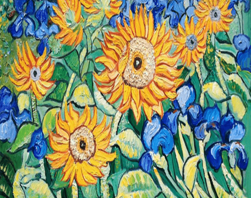 Diamantmalerei Blumen Van Gogh - SEOS Shop ®