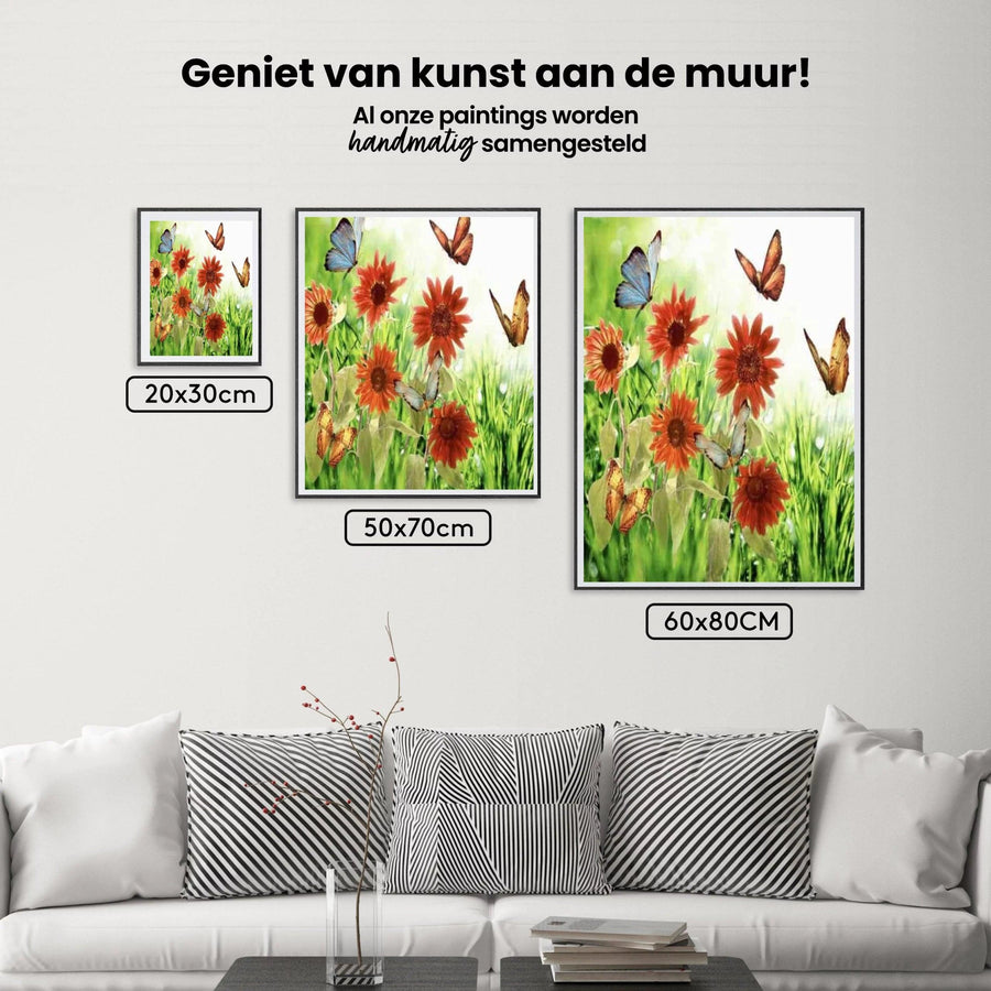 Diamond Painting Blumen und Schmetterlinge - SEOS Shop ®