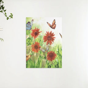 Diamantmalerei Blumen und Schmetterlinge - SEOS Shop ®