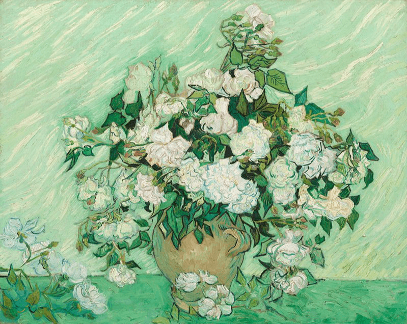 Diamantmalerei „Blumen auf einem Tablett“ von Van Gogh - SEOS Shop ®