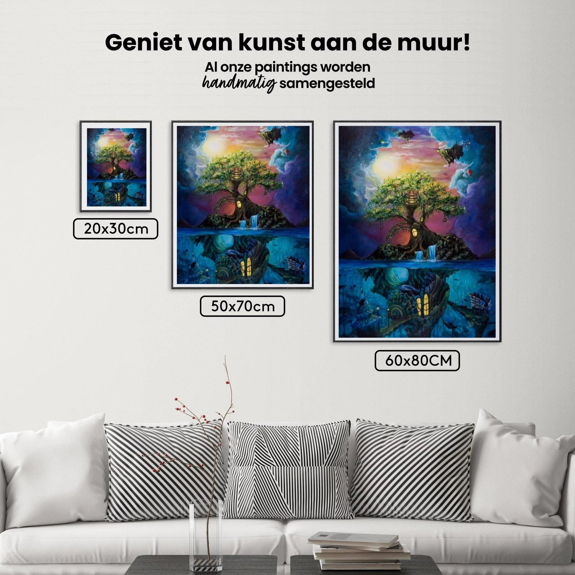 Diamantmalerei Baum in Wolken - SEOS Shop ®